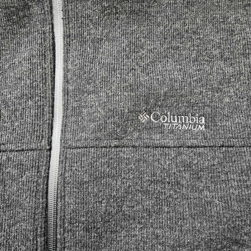 Mens Columbia Titanium Omni Heat Wool Full Zip Up Jacket sz XL - Picture 13 of 16